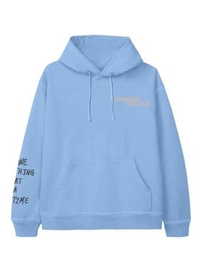 Morgan Wallen Light Blue Graphic Hoodie Size 3XL One Thing at a Time Tour
